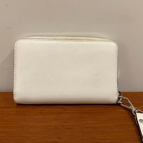 Michael Kors Ivory Wristlet with Silver Accents - Picture 2 of 9